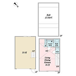 Mechanic's Base Shinagawa 1SLDKの間取図画像