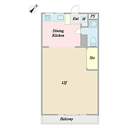 間取図画像 ワンルーム