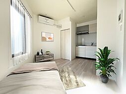 レイコー新八柱 0305 3階1Kのリビング/ダイニング