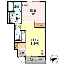 間取図画像 1LDK