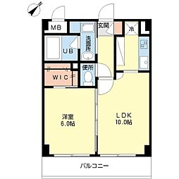 BuonaFortuna 1LDKの間取図画像