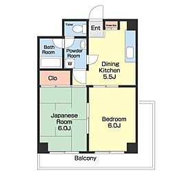 第2スカイステージ 2Kの間取図画像
