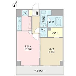 BuonaFortuna 1LDKの間取図画像