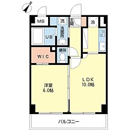 BuonaFortuna 1LDKの間取図画像