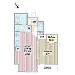間取図画像 1LDK