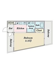 間取図画像 ワンルーム