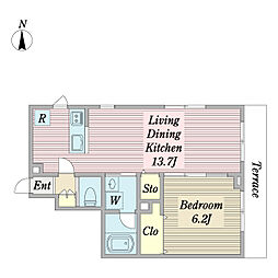 間取図画像 1LDK