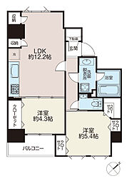 ROCHE LIEN 2LDKの間取図画像