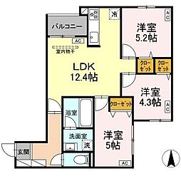 間取図画像 3LDK