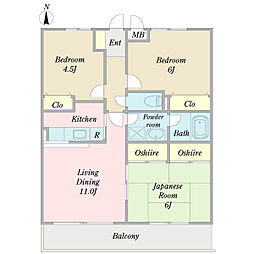 間取図画像 3LDK