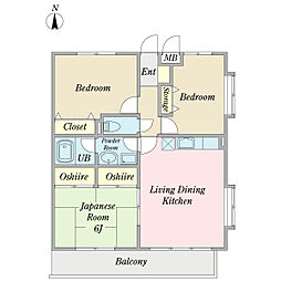 トークステージ 3LDKの間取図画像