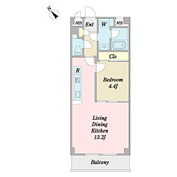 間取図画像 1LDK