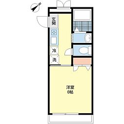 エステートKS 1Kの間取図画像