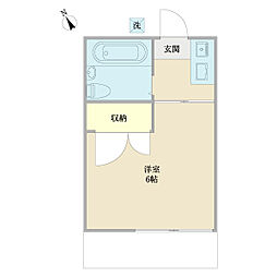 間取図画像 ワンルーム