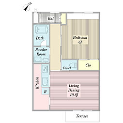 間取図画像 1LDK