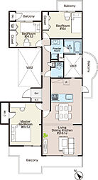 パティーク新浦安2 3LDKの間取図画像