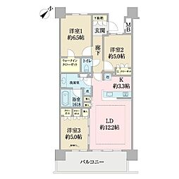 間取図画像 3LDK