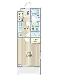 中川区柳島町一丁目計画新築工事 1Kの間取図画像