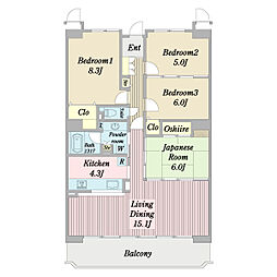 間取図画像 4LDK