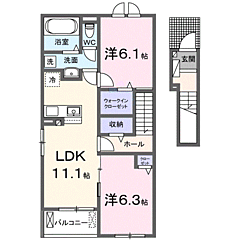 物件の間取り