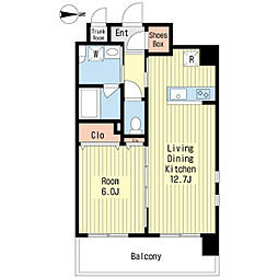 BLESS練馬 1LDKの間取図画像