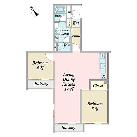 間取り サンライフコーポ練馬 2階/-