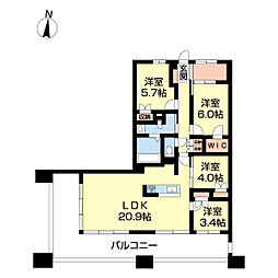 Nudgeone.照葉 4LDKの間取図画像