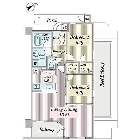 間取り クイーンシティ葛西ベイスイート 4階/-