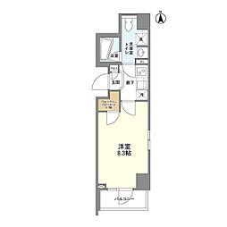 コンフォリア桜上水 1Kの間取図画像