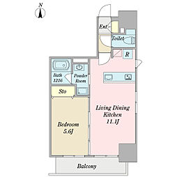 間取図画像 1LDK