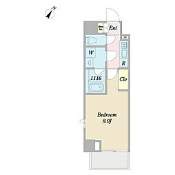 DeLCCS板橋South 1Kの間取図画像