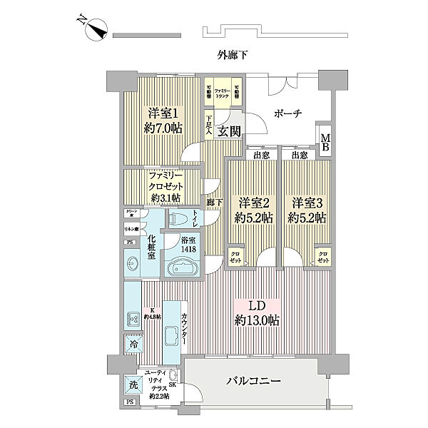 間取りを拡大表示