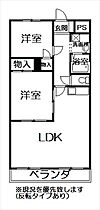 スカイレジデンス 406 ｜ 栃木県佐野市朝日町（賃貸マンション2LDK・4階・58.32㎡） その2