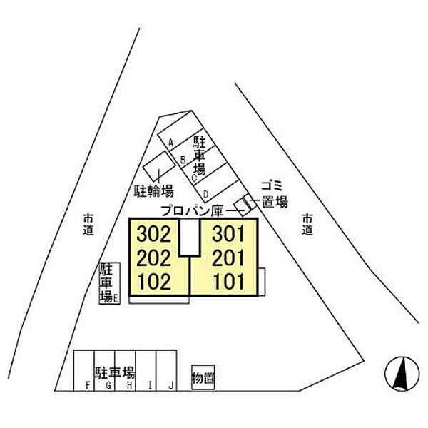 エアル 302｜栃木県佐野市植下町(賃貸アパート2LDK・3階・60.89㎡)の写真 その15