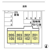 ハウ　オリ　ハレ 202 ｜ 栃木県佐野市北茂呂町（賃貸アパート1LDK・2階・33.39㎡） その15