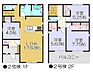 間取り：2号棟　4LDK　　土地面積：233.86ｍ2（70.74坪）建物面積：100.61ｍ2（30.43坪）