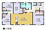 間取り：1号棟　4LDK　土地面積：283.29m2（85.69坪）建物面積：96.06ｍ2（29.05坪）