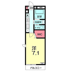 DUOVALORE大宮公園弐番館 1Kの間取図画像