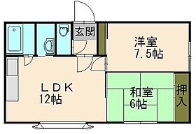 港丘ハウス  ｜ 北海道小樽市若竹町1-14（賃貸アパート2LDK・2階・51.84㎡） その2