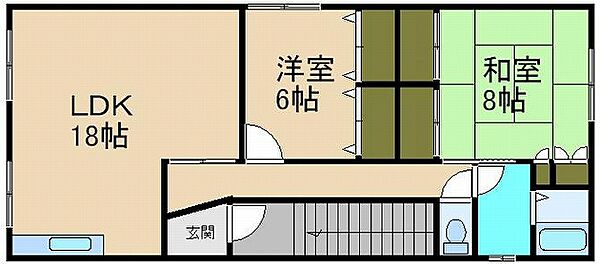 ラピスコート入船 301｜北海道小樽市入船1丁目(賃貸アパート2LDK・3階・67.65㎡)の写真 その2