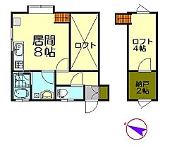 ベルアミ 202 ｜ 北海道小樽市最上1丁目12-14（賃貸アパート1R・2階・30.00㎡） その2