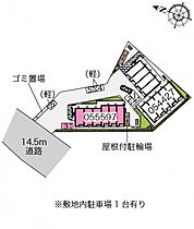 レオネクストヴィラージュ碧水II 204 ｜ 埼玉県南埼玉郡宮代町川端3丁目（賃貸アパート1K・2階・25.89㎡） その3