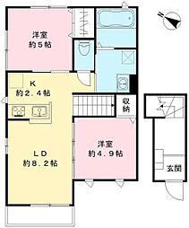 MaisonLaurel 2LDKの間取図画像