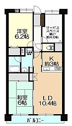 間取図画像 2SLDK