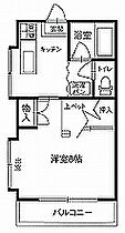 ハイツフォーリストB棟  ｜ 栃木県大田原市城山2丁目（賃貸アパート1K・1階・26.00㎡） その2