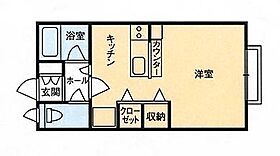 ＤＩ若草D棟  ｜ 栃木県大田原市若草1丁目（賃貸アパート1R・2階・26.50㎡） その2