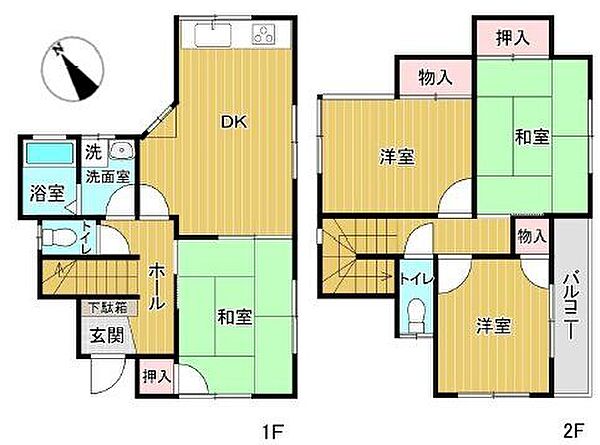 間取りを拡大表示