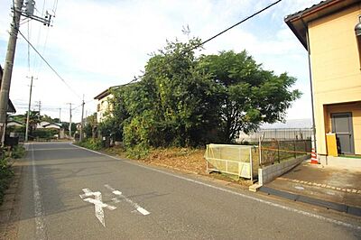 外観：幅員約6mの南西側道路に面し陽当たり良好です。