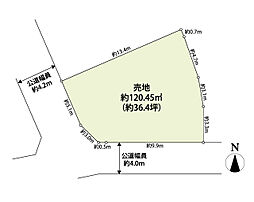 川越市笠幡　土地