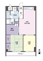 間取図画像 2SLDK
